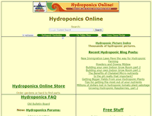 Tablet Screenshot of hydroponicsonline.com